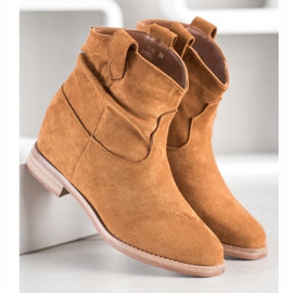 Marquiz Stylish cowboy boots brown 2