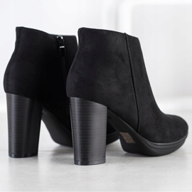 Lovery Short boots on high heels black 1 Lovery Short boots on high heels black 1