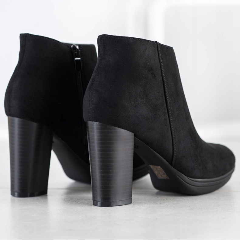 Lovery Short boots on high heels black 1 Lovery Short boots on high heels black 1