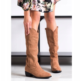 Bestelle Casual cowboy boots beige 2