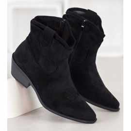 Cm Paris Suede cowboy boots black 1