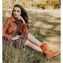 Cm Paris Suede cowboy boots brown 2