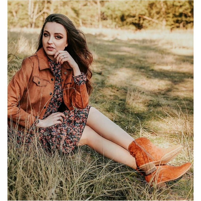 Cm Paris Suede cowboy boots brown 2