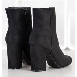 SHELOVET High suede boots black 1