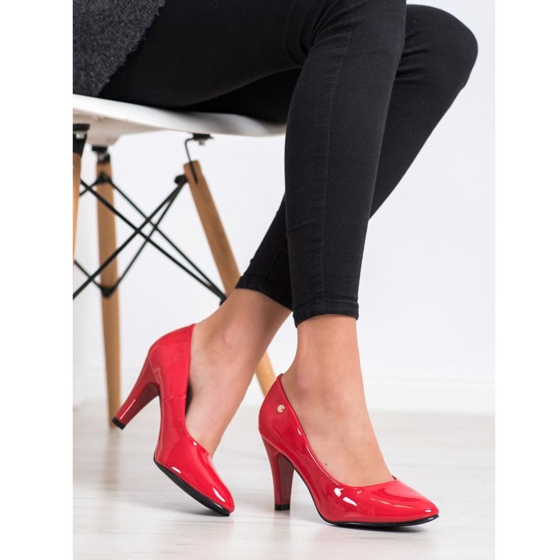 Goodin Casual pumps red 1