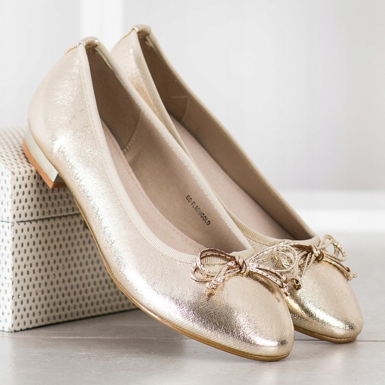 Goodin Elegant Ballerina With A Bow golden 2