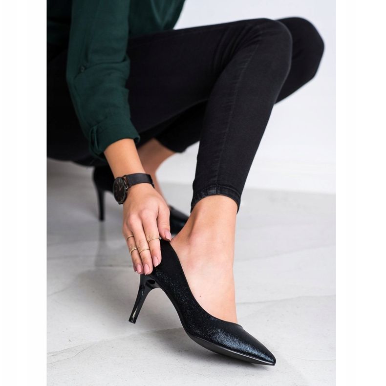 Goodin Stylish high heels black 2