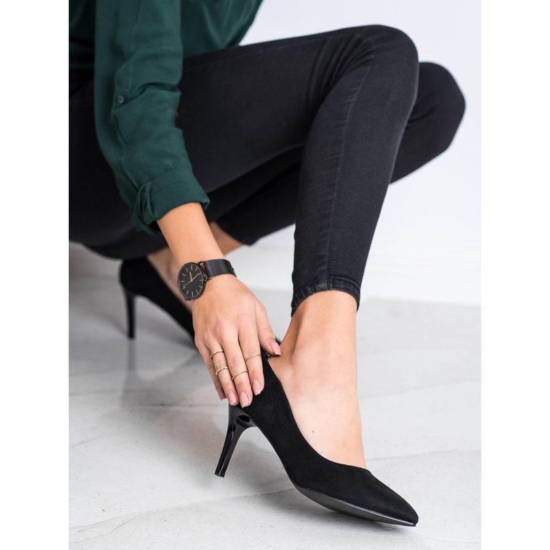 Goodin Stylish high heels black 2