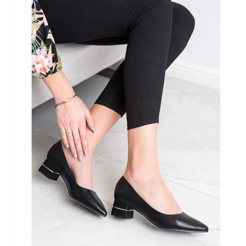 Goodin Pumps With Decorative Belt black 1