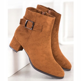 Sabatina Camel Boots With Buckle brown multicolored 2