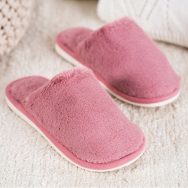 Bona Fur Slippers pink 1