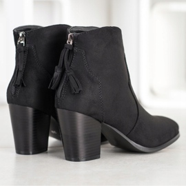 Super Mode Casual boots with a zipper black 1