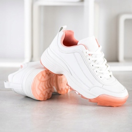Kylie Fashionable Sneakers white pink 1 Kylie Fashionable Sneakers white pink 1