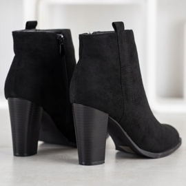 Seastar Suede Booties On A Bar black 1