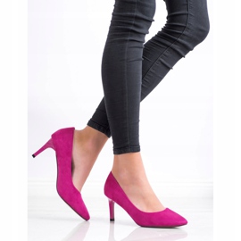 Goodin Fuchsia high heels pink 1