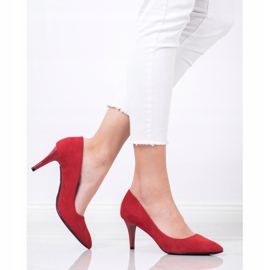 Goodin Suede Pumps red 2