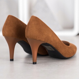 Goodin Suede Pumps brown 1