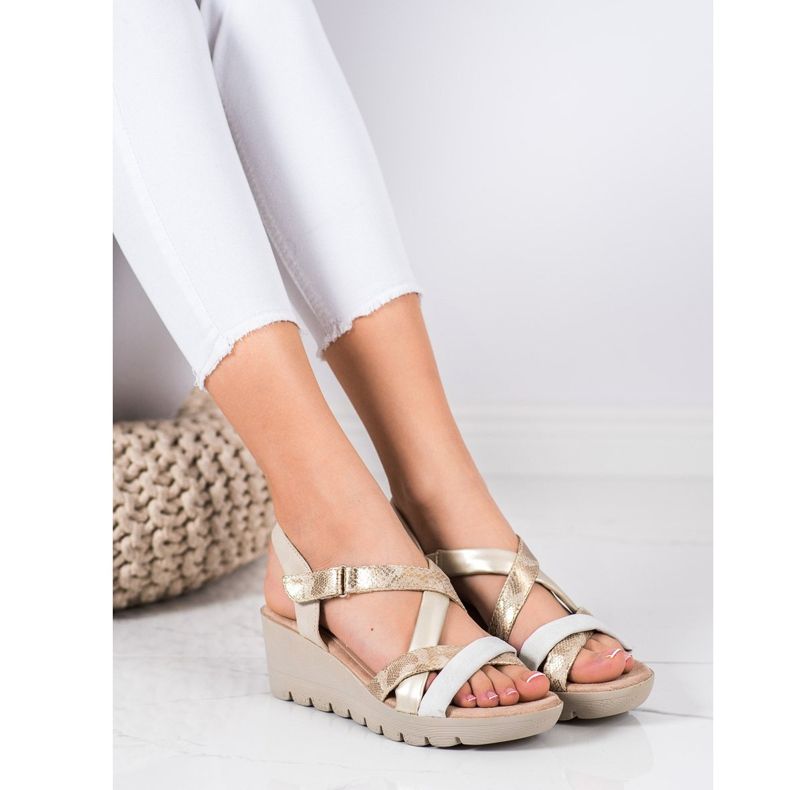 Kylie Light Sandals With Velcro brown multicolored 1