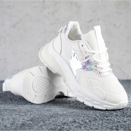 SHELOVET Fashionable Sneakers white 1
