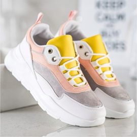 SHELOVET Stylish Laced Sneakers multicolored 2