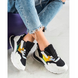 SHELOVET Fashionable Sneakers white black multicolored 1
