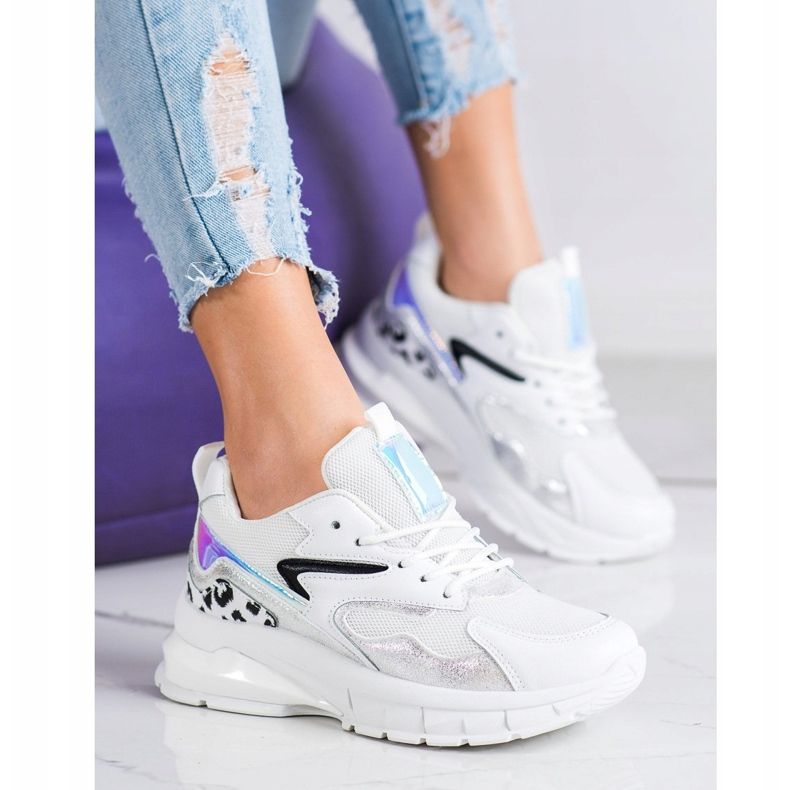 SHELOVET Comfortable Fashion Sneakers white 2