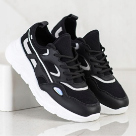 SHELOVET Casual Black Sneakers 2