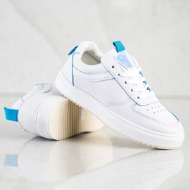 SHELOVET Sport shoes made of eco leather white 4