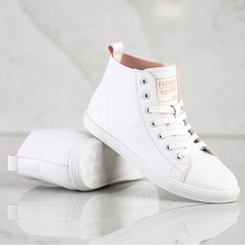 Ideal Shoes High Fashion Sports Shoes Sneakers white 1 Ideal Shoes High Fashion Sports Shoes Sneakers white 1