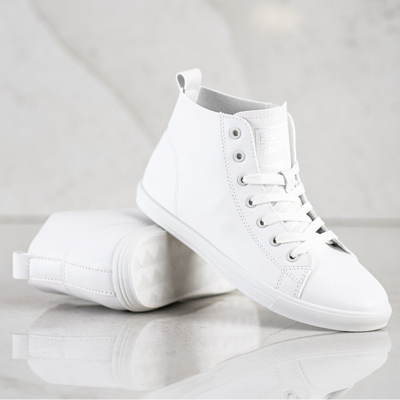 Ideal Shoes High Fashion Sports Shoes Sneakers white 1