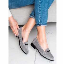VINCEZA low-heeled loafers grey 1 VINCEZA low-heeled loafers grey 1