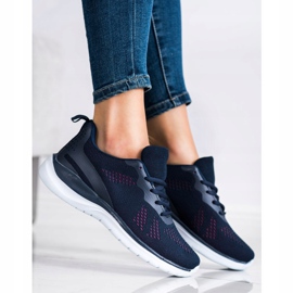 Bona Light Navy Blue Sneakers 1