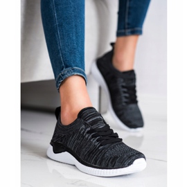 SHELOVET Lace-up Sports Shoes black 1