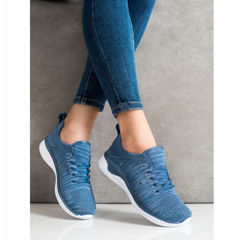 SHELOVET Lace-up Sports Shoes blue 1