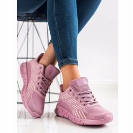 Bona Openwork Sport Shoes violet 1 Bona Openwork Sport Shoes violet 1