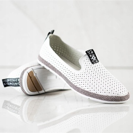Filippo Casual Leather Slipons white 1