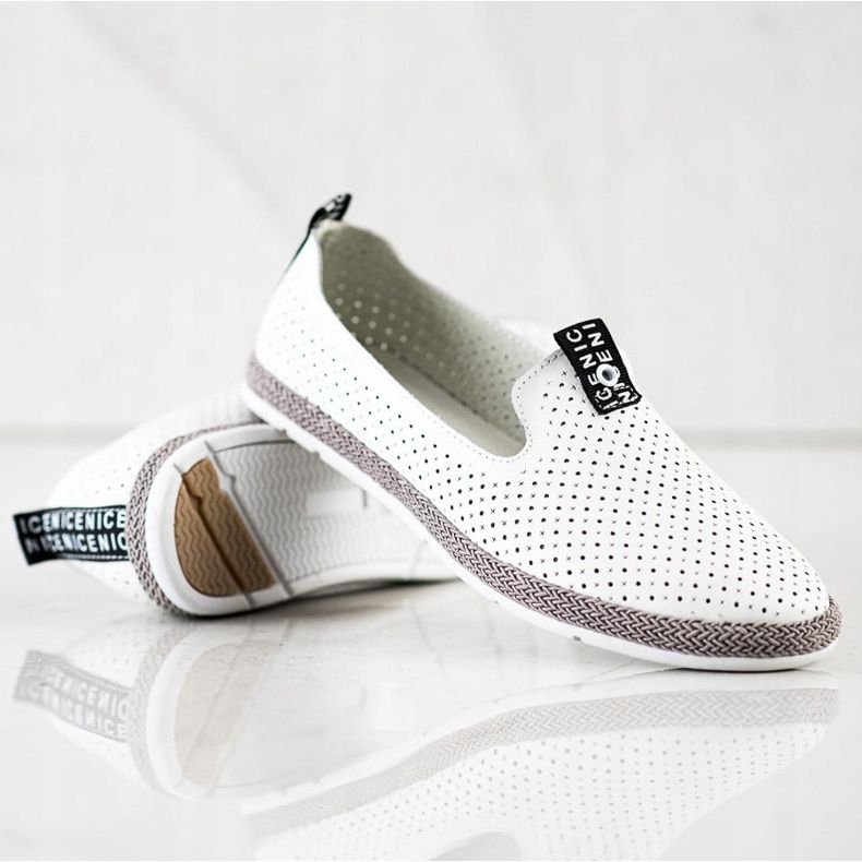 Filippo Casual Leather Slipons white 1