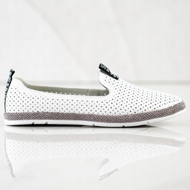 Filippo Casual Leather Slipons white 2