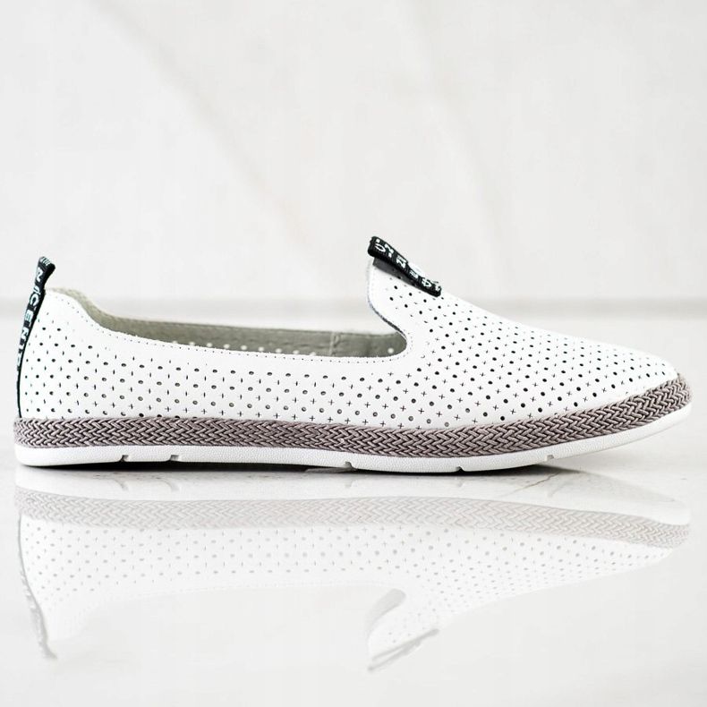 Filippo Casual Leather Slipons white 2