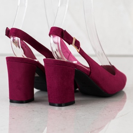 Pumps With an Open Heel by Sergio Leone red multicolored 1