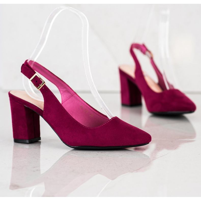 Pumps With an Open Heel by Sergio Leone red multicolored 2