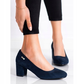 Classic Sergio Leone pumps navy blue 1 Classic Sergio Leone pumps navy blue 1