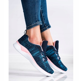 Bona Light Navy Blue Sneakers 1