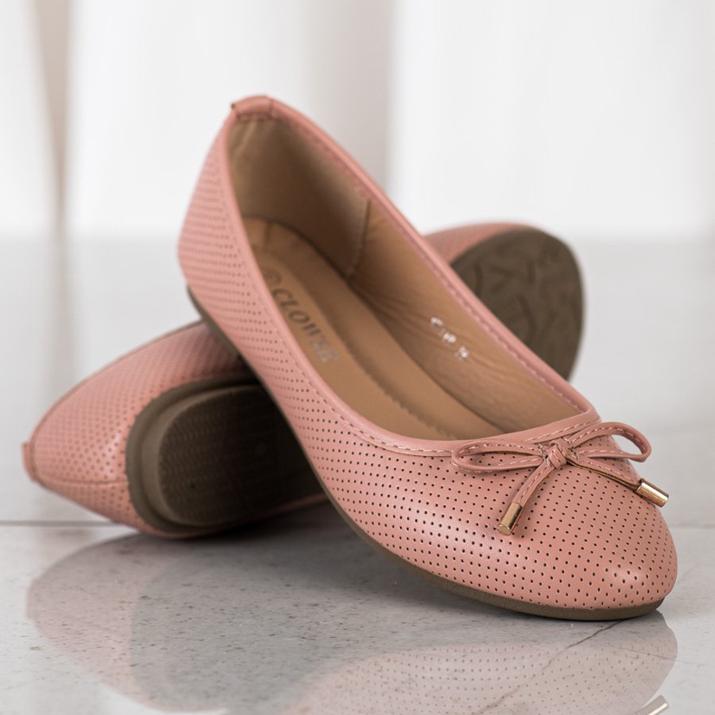 Clowse Pink ballerinas 1
