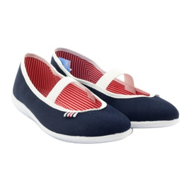 Women's sneakers Czech Befado 493q002 navy blue white 4