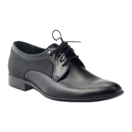 Tur Men's leather shoes classic 296 black 1