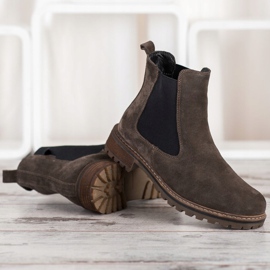 Filippo Leather Chelsea boots brown 1