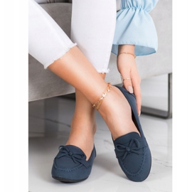 Diamantique Eco Leather Loafers blue 2