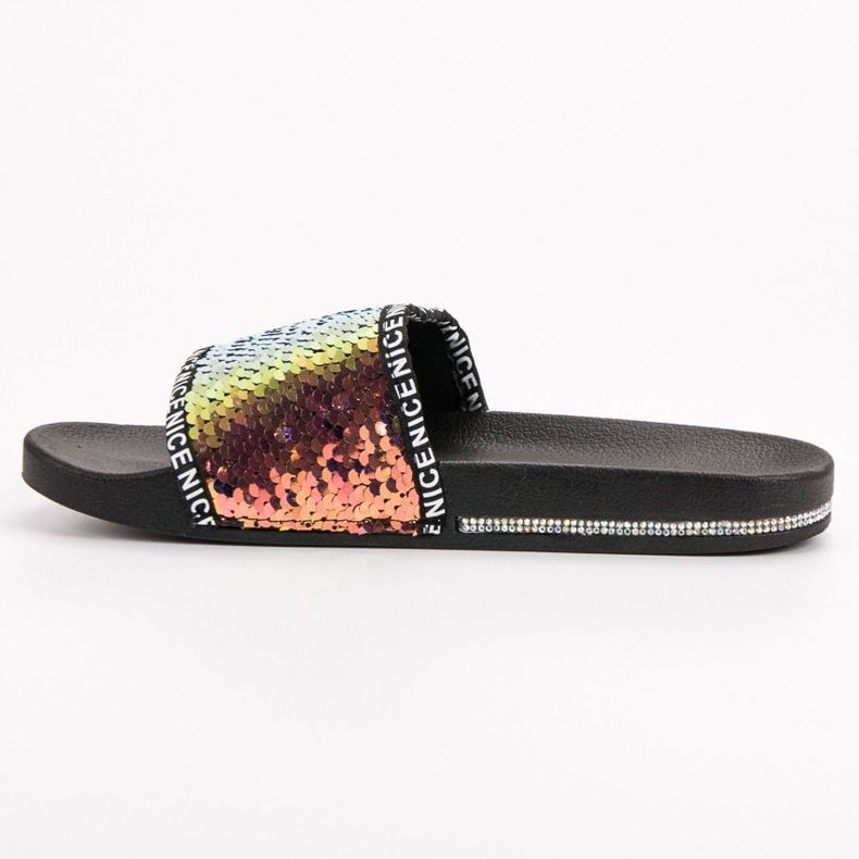 Seastar Sequin Slippers multicolored yellow 1