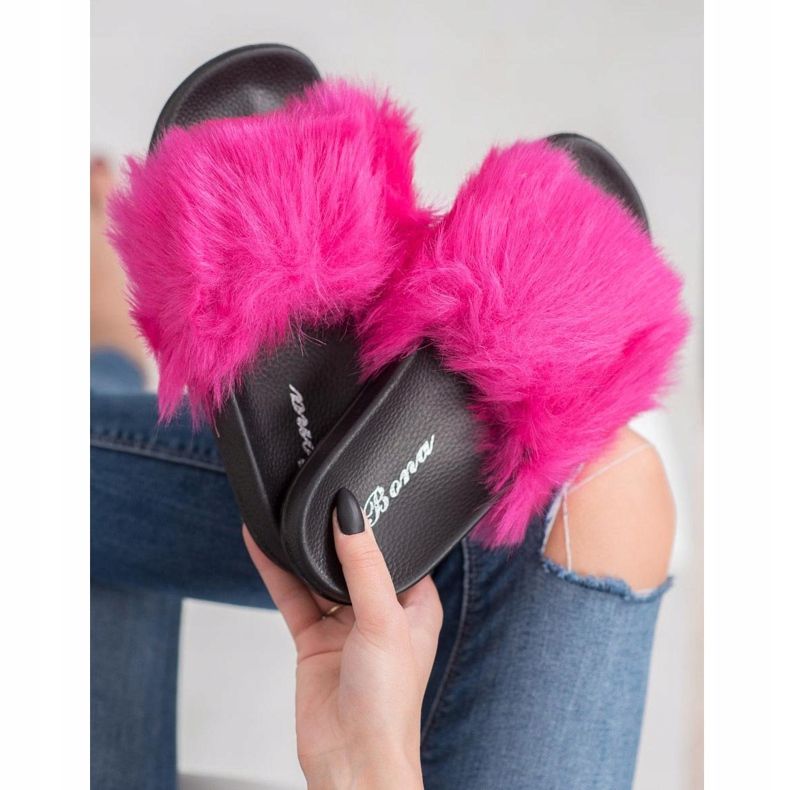 SHELOVET Stylish slippers purple 2
